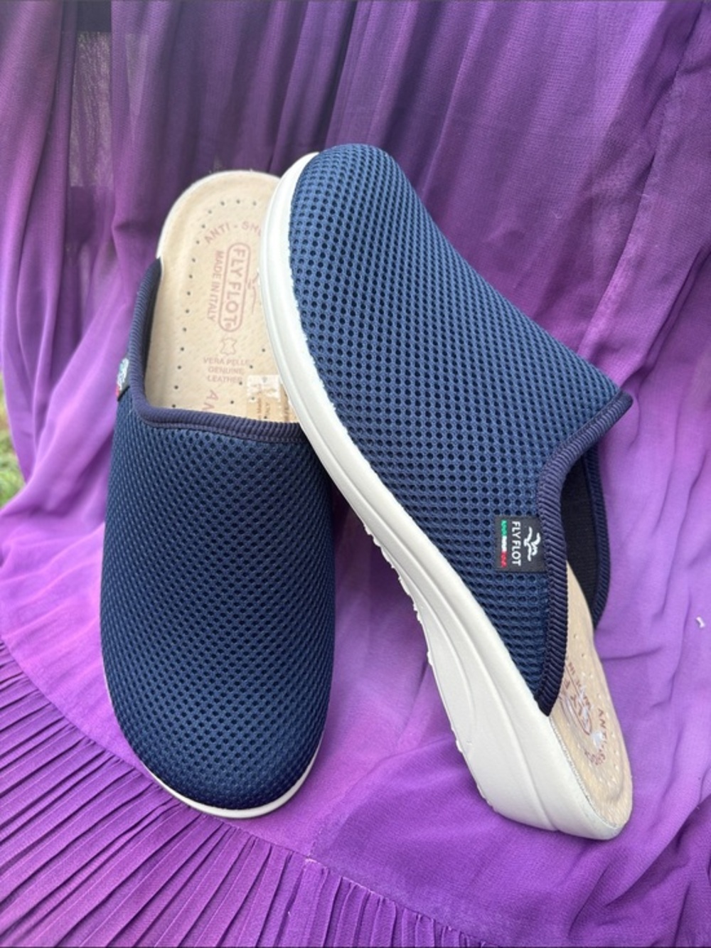 Fly Flot woman’s Navy Slip-On Comfort Shoes